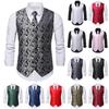 Men's European Fit Floral Embroidered Vest - Autumn Collection ZT-LM01