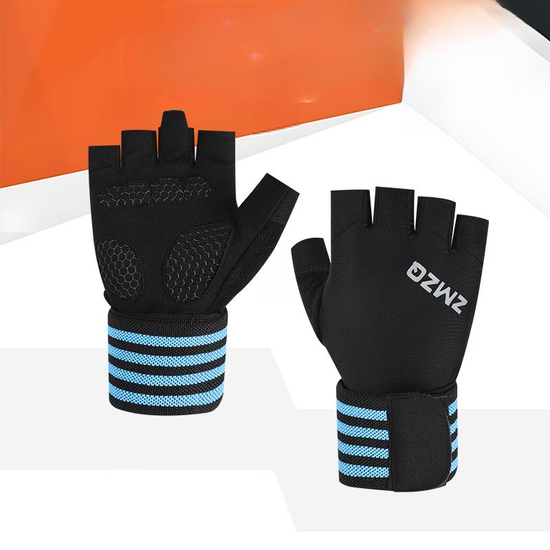 Мужские и женские фитнес-перчатки Тонкие тренировочные Полупальцевые Спортивные Противоскользящие Износостойкие Защита от мозолей Оборудование для гантелей Турник Подтягивание