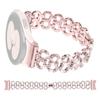 Rhinestones Watch Band for Samsung Galaxy Watch 5/Watch FE 40mm/Watch4 40/42/44/46MM Gourd Shape Alloy Strap