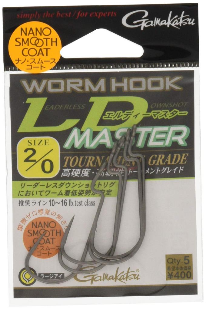 Крючок Gamakatsu Rose Worm Hook LD MASTER(НСК) #2/0.