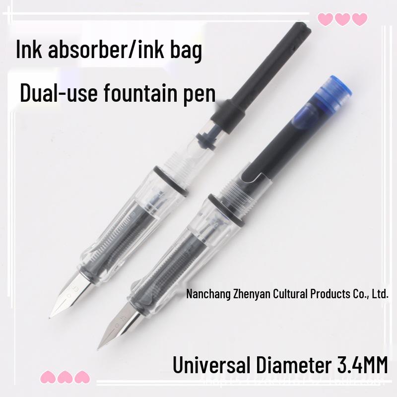 Минималистичная прозрачная треугольная ручка-перо для каллиграфии и коррекции осанки