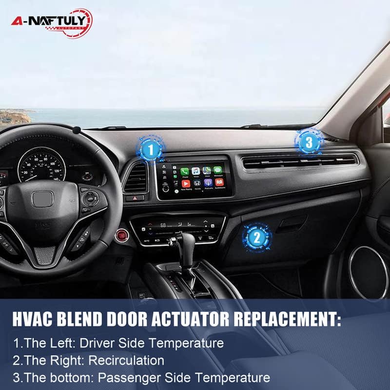 HVAC Blend Door Actuator Replacement For Chrysler 200 2012-2014/Sebring, Dodge Avenger/Journey/Caliber, Jeep Wrangler/Patriot/Compass Ram-Heater Air