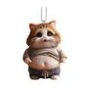 Automobile Pendant Fat Belly Cat Car Pendant Ornament Lightweight Acrylic Hanging Decor