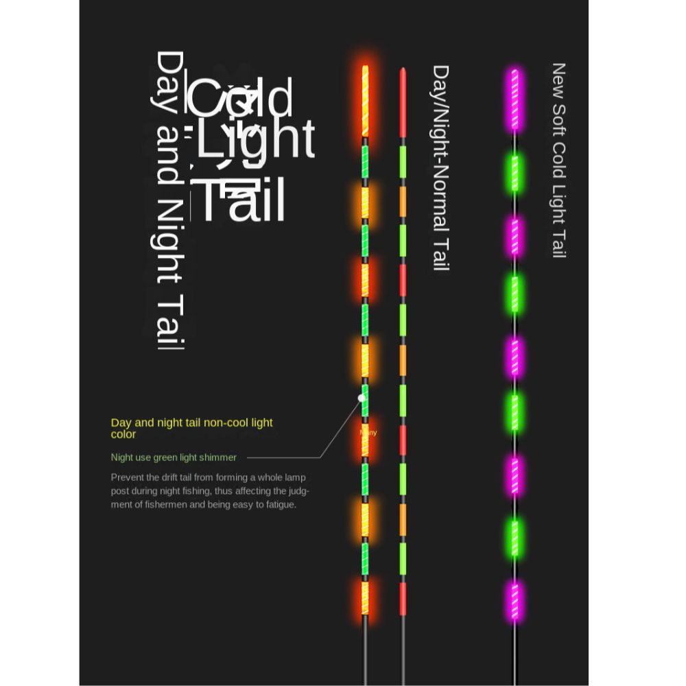 1pc Induction LED Fishing Smart Float Top Super Bright Night Fishing Float Top  Night Fishing