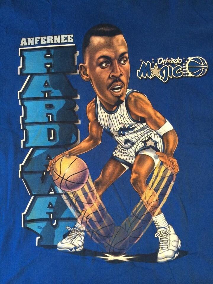 Penny Hardaway Caricature Men Tshirt Blue Unisex All Sizes JJ4246 Unisex T-Shirt