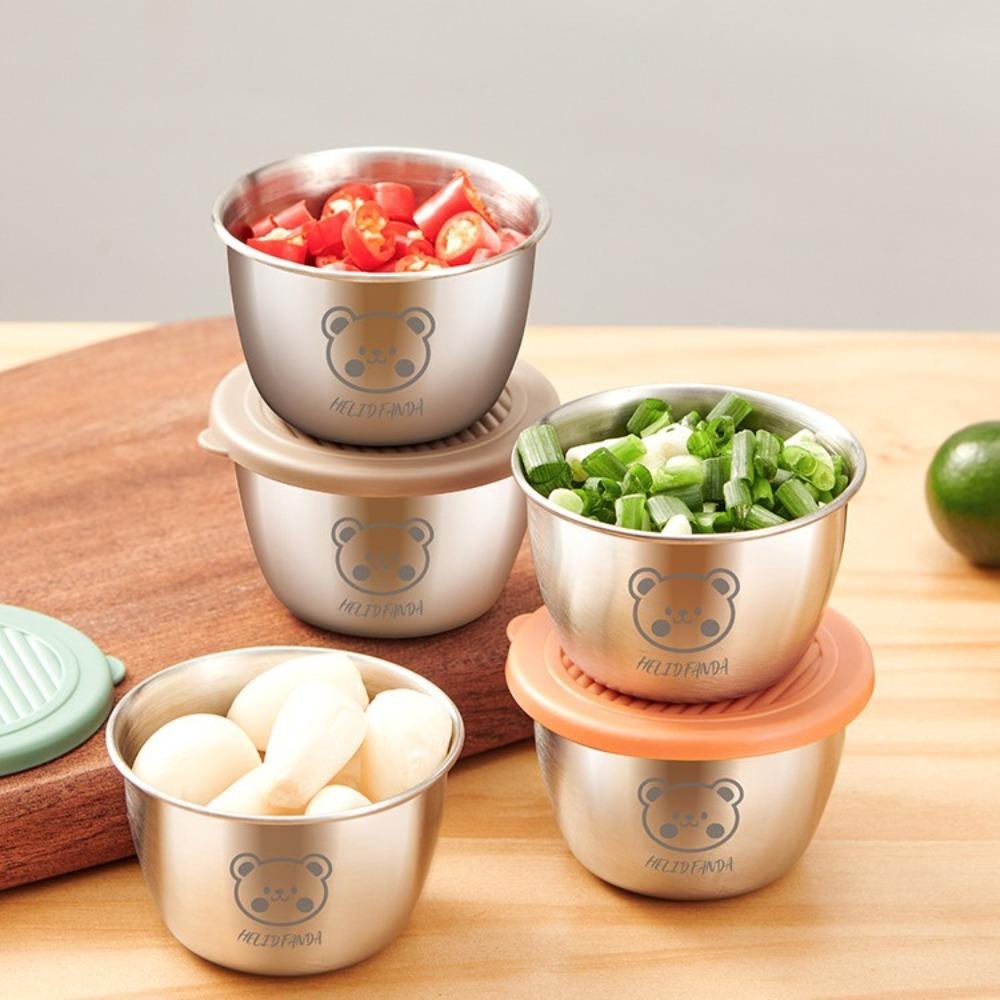 Герметичная чашка для соуса 304 нержавеющая сталь контейнеры для приправ качественная коробка для специй