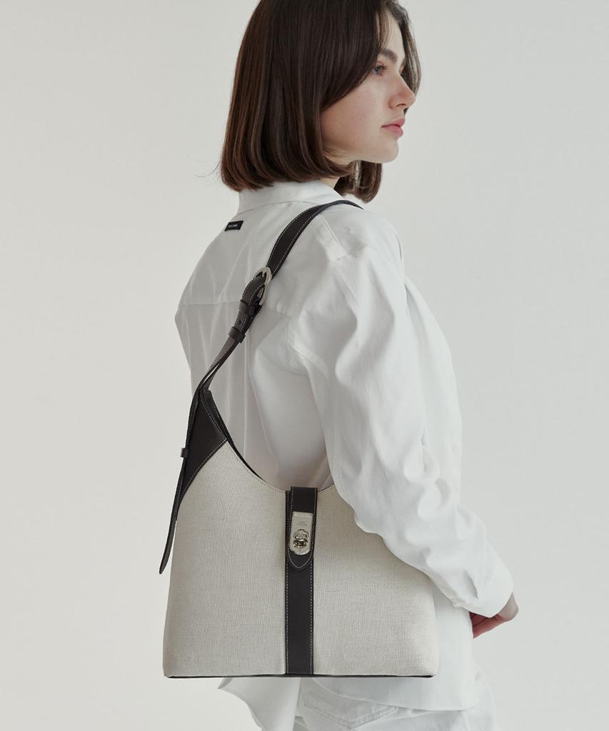Lovecharm Hobo Bag_Canvas Brown