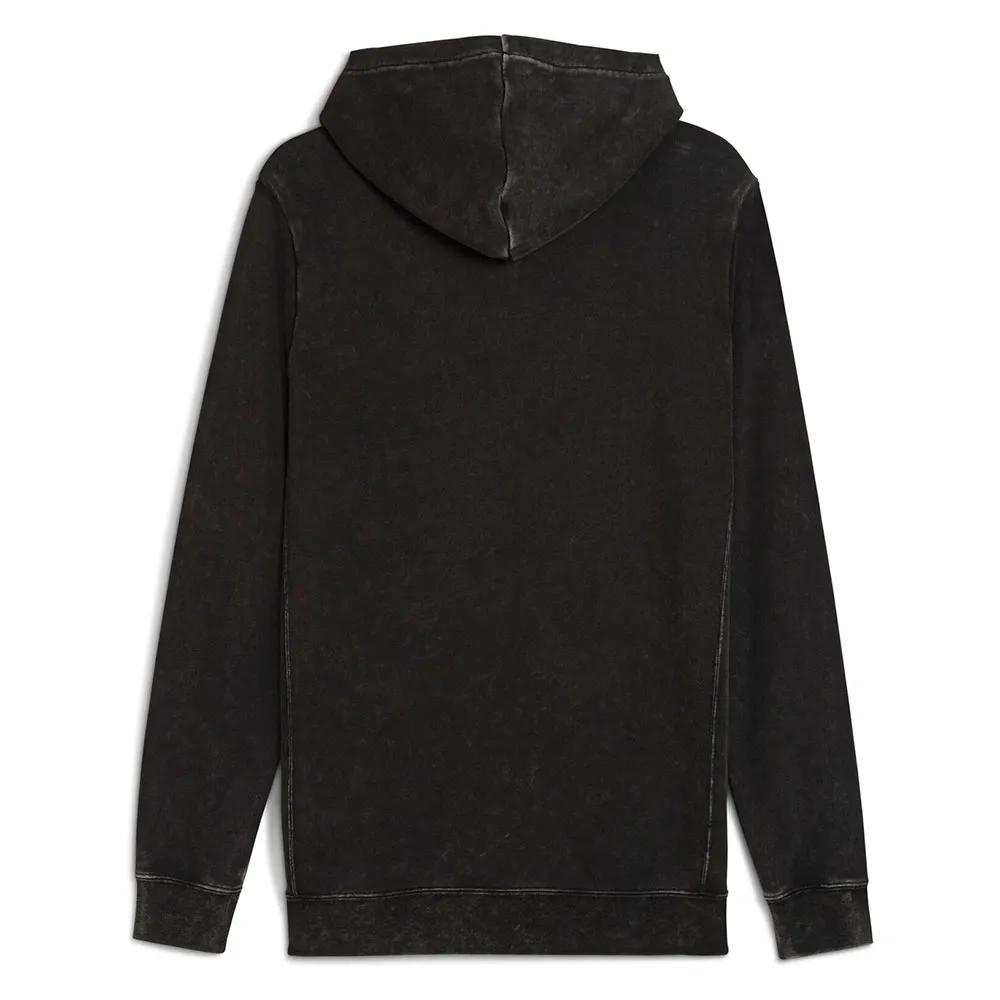 PUMA class washed hoodie adjustable hood black