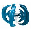 24V/12V Wind Turbine with 5 Blades Lantern Vertical Axis Wind Turbine Generator Motor Kit 800W for Home Windmill Use