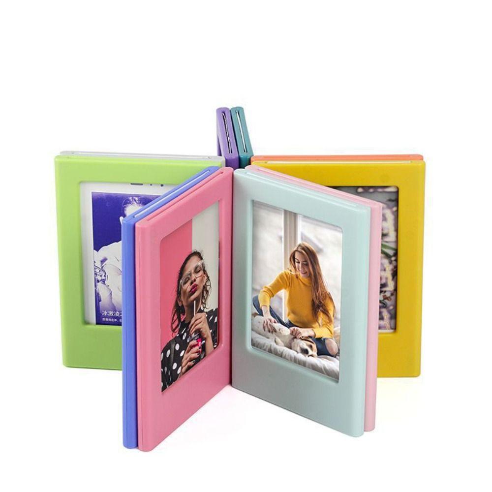 Acrylic Photo Frame 3-Inch Card Display Stand Card Case Picture Frames for Polaroid Photo Picture