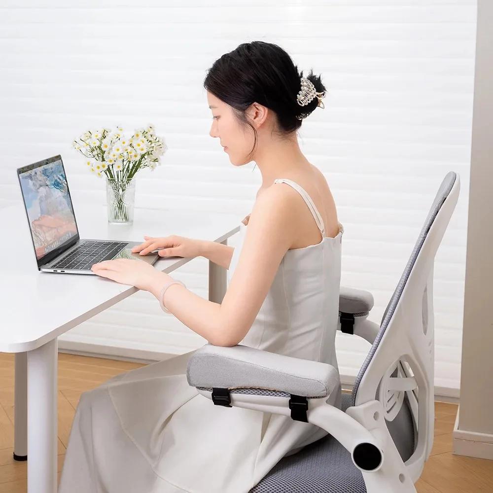 1pc Elbow Support Ergonomic Chair Armrest Pad,for Computer,Gaming, Enhances Height & Pressure Relief, Desk, Alleviates