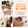 Stylish Soda Plush Body Pillow, Cat Pillow, Angel Mike-kun (Calico Cat, 107cm)