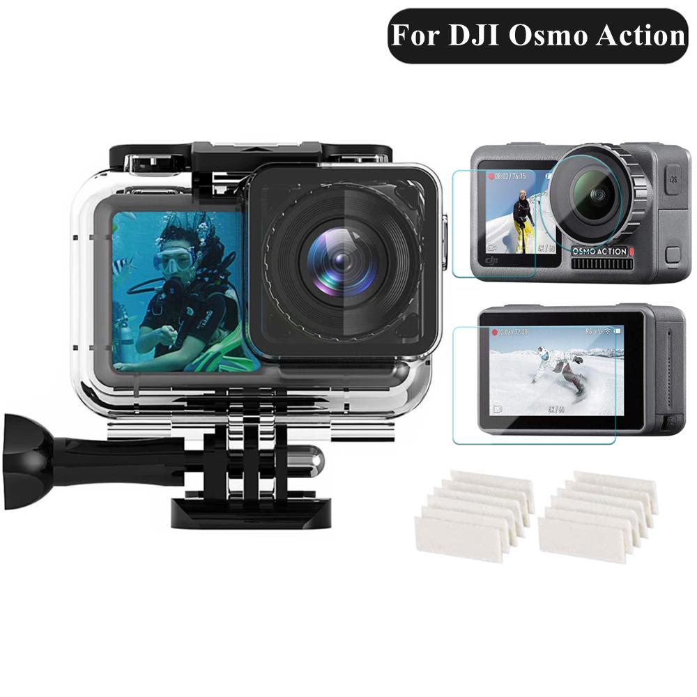 60M Подводный водонепроницаемый чехол для корпуса экшн-камеры Dji Osmo Защитное крепление для дайвинга Аксессуары для экшн-камеры Osmo