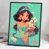 DIY Diamond Painting Princess Aladdin Cross Stitch Kit Mosaic Art Diamond Painting Full Circle Diamond Home Decoration