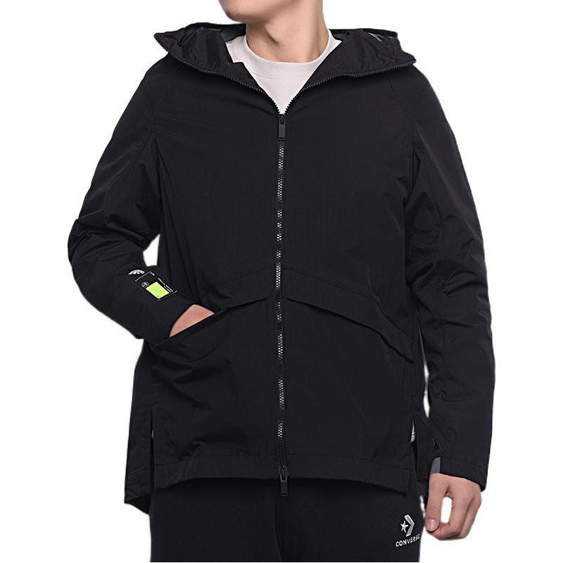 adidas Куртки Мужские Черные С Капюшоном Умеренные Другие GL8676