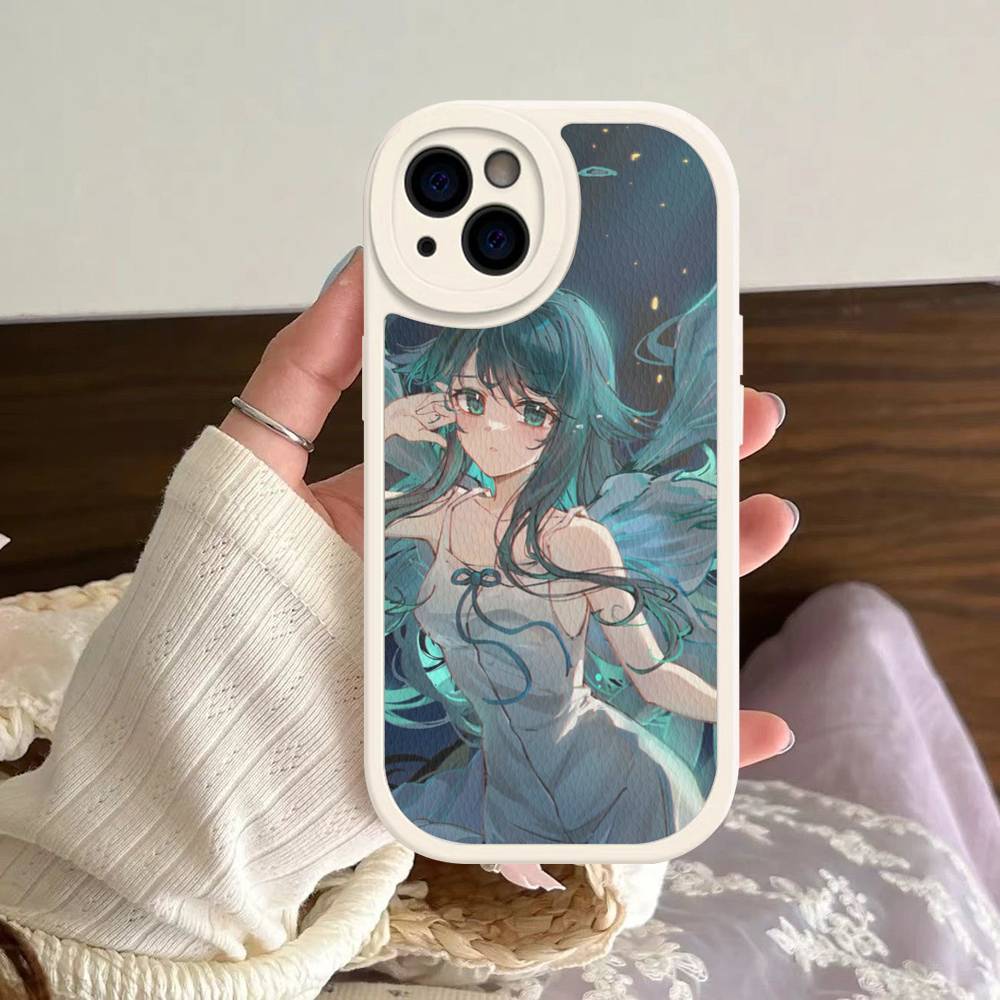 Чехол для телефона с изображением игры Horror Saya No Uta для iPhone 16 15 14 13 12 11 Pro Max Plus Кожаный Мягкий Чехол