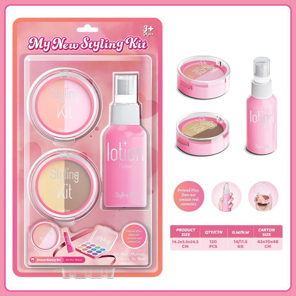 Girls Simulation Dressing Non-Smearing Makeup Children Cosplay Play House Toys Cosmetics Set