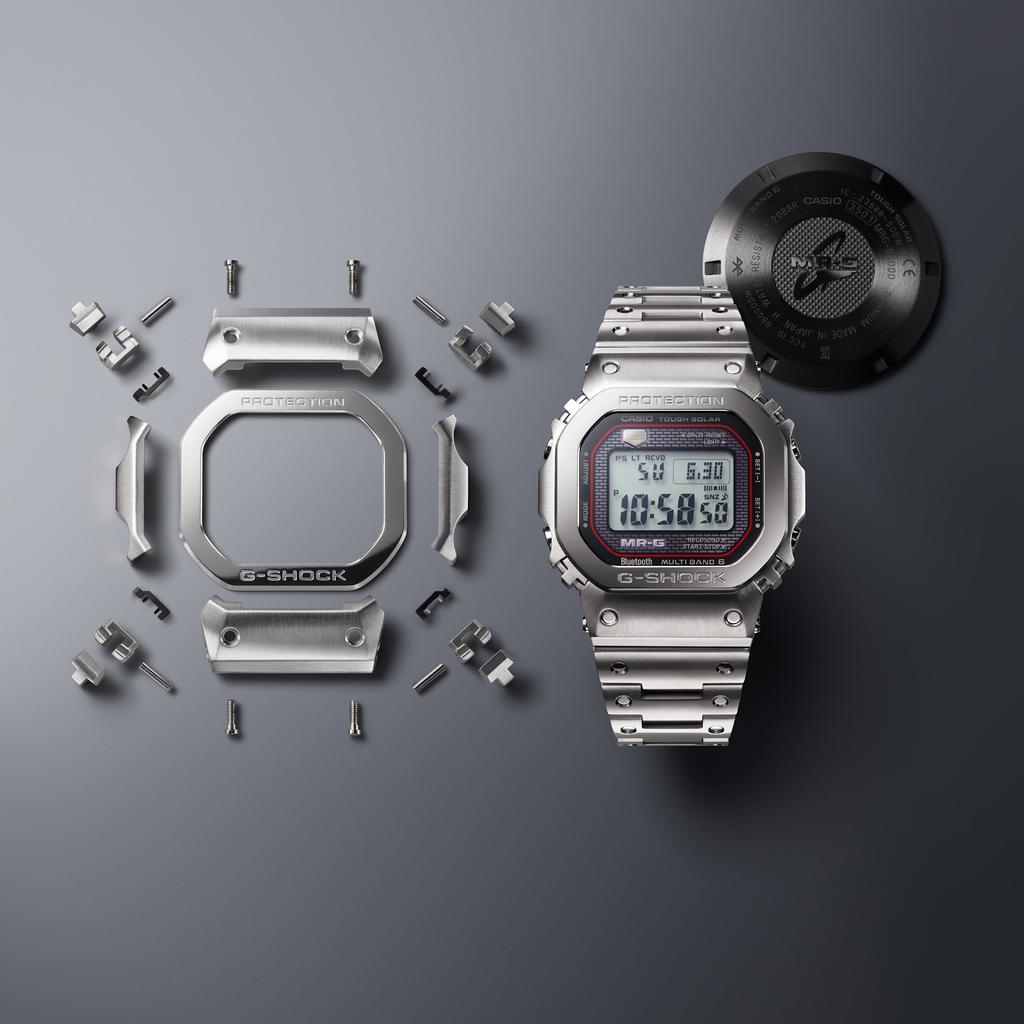 Casio Мужские часы G-SHOCK MRG-B5000D-1, кварцевые, ударопрочные, водонепроницаемые 200 м