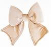 Beige Velvet Christmas Bow Decoration 22