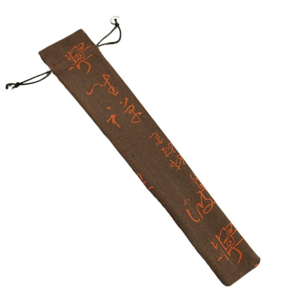 Парчовый складной веерный мешок для подарков, упаковка флейты, защитный чехол, плакаты