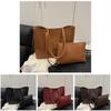 Fashionable Street Style Pu Shoulder Tote Bag With Inner Pocket And Soft Structure