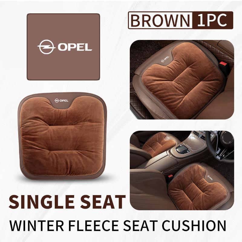 Winter Car Seat Cover Cushion Warm Flannel Protector Booster Pad For Opel Corsa Mokka Astra Cascada Adam Insignia Meriva Vectra BX8