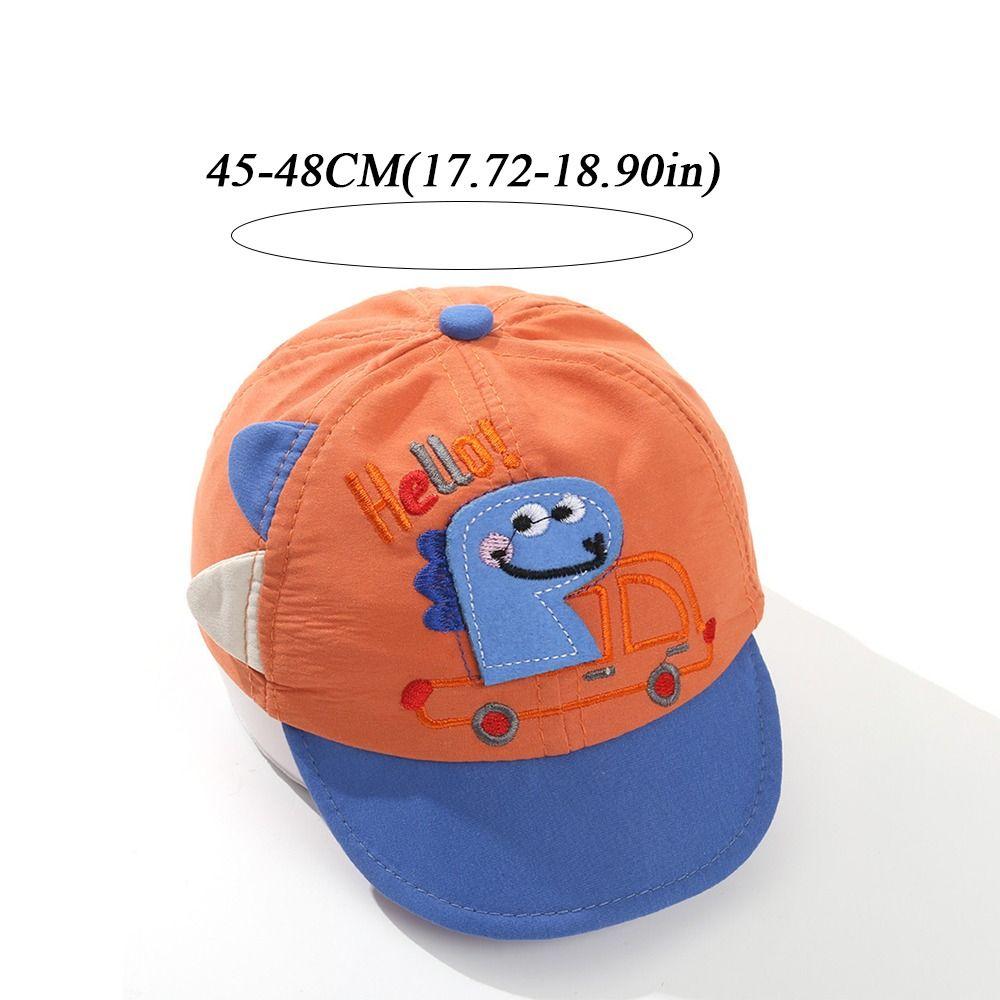Embroidery Boys' Baseball Cap Soft Brim Children Cap Cute Toddler Sun Hat  Children