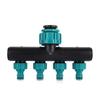 4 Way Hose Splitter Water Tap Hose Connectors Distributor for Garden Agricultural Irrigation Tool