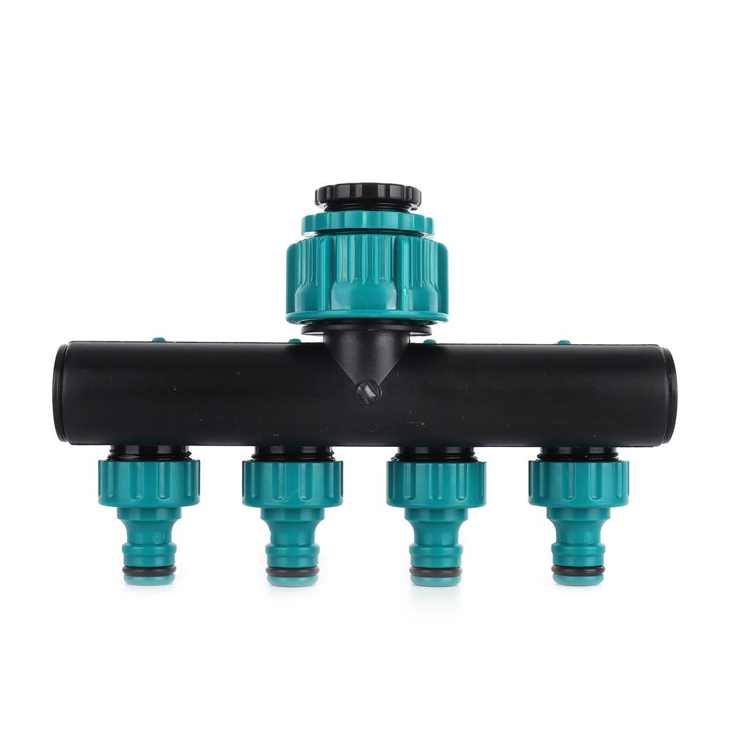 4 Way Hose Splitter Water Tap Hose Connectors Distributor for Garden Agricultural Irrigation Tool