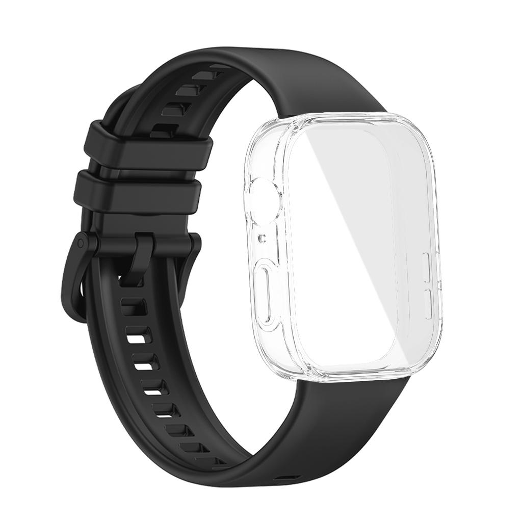 Для Huawei Watch Fit 3 Ремешок Мягкий Силикон Спортивный Браслет + Мягкий Чехол из ТПУ Дышащий Браслет для Умных Часов Для Huawei Fit3 Correa