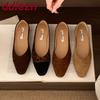 Модная женская обувь, женские балетки с мелким вырезом, повседневная мягкая обувь, модные женские балетки с круглым носком, обувь слипоны