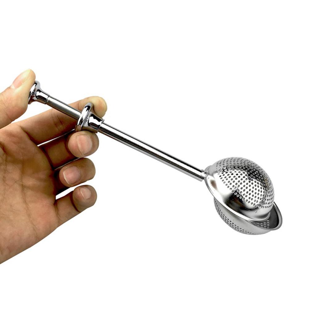 Mesh Tea Strainer Stainless Steel Tea Design Infuser Pipe Holder Tool for Mug Teapot Teaware Infuser Reusable Metal Steel Tea