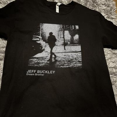 Унисекс футболка jeff buckley черного цвета футболка-репринт AN47729