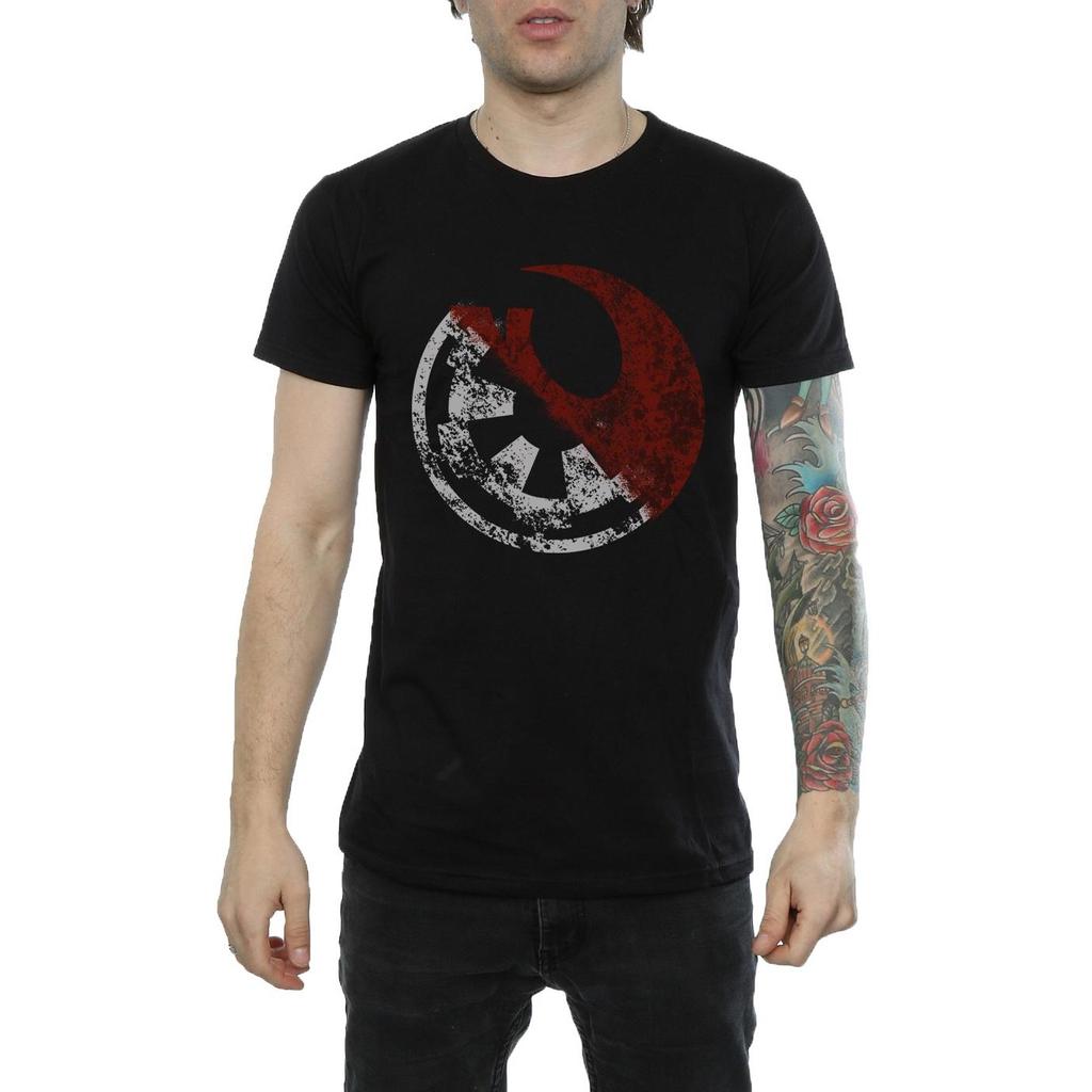 Star Wars Mens Rogue One Rusty Emblems T-Shirt
