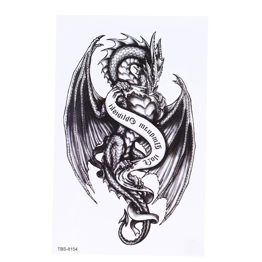 16 шт. наклейки для татуировок, временные водонепроницаемые большие поддельные татуировки для тела для женщин и мужчин