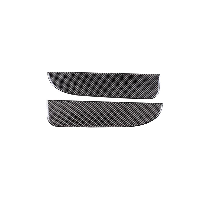 For 2011-2019 Fiat 500 Soft Carbon Fiber Style Car Styling Car Car Door Anti-kick Panel Cover Sticker Interior Accessories