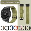 26 22 20 мм нейлоновый ремешок для часов с быстросъемным креплением для Garmin Fenix 7X 7 6 6X Pro 5 5X/5XPlus 3 HR Часы холщовый ремешок Браслет на запястье