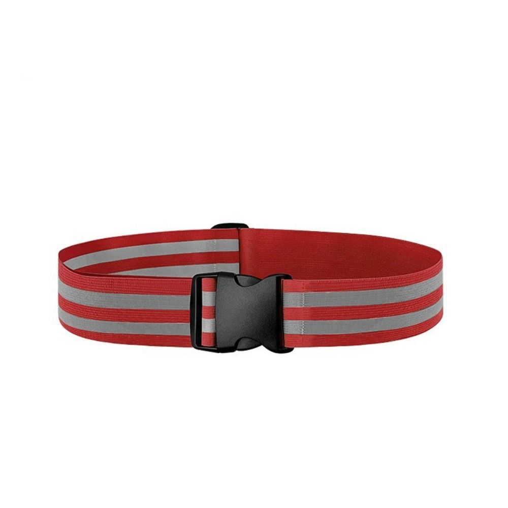 Waist Adjustable Reflective Waistband Belts 5*1*1cm Elastic Sport Safety Belts 8 Colors Running Cycling Waistband