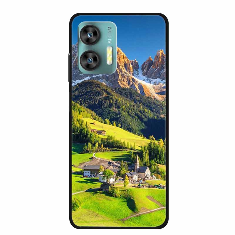 Для Oukitel C36 C35 Чехол Роскошный ТПУ Мягкий Силикон Чехлы для Телефона Задняя Крышка для Oukitel C35 OukitelC36 Ударопрочный Цветы Fundas