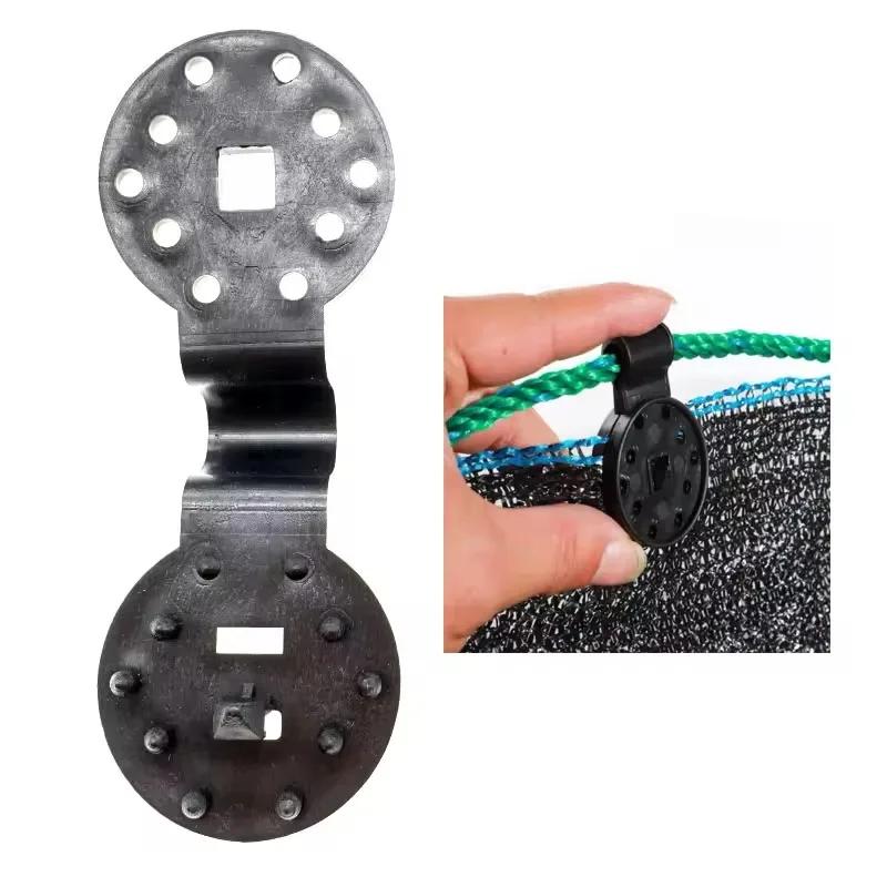 50Pcs/bag Awning Plastic Clips Outdoor Shade Cloth Net Clip Camping Garden Tool Garden Buildings Fence Net Fix Clamp Awning Hook