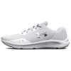 Charged Pursuit 3 White Metallic Silver Men Sneakers 3024878-101