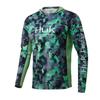 Summer HUK Men's Long Sleeve Sunscreen Hooded Fishing Suit Taiwan Fishing Sea Fishing Boat Fishing Luya Fishing Suit Customization