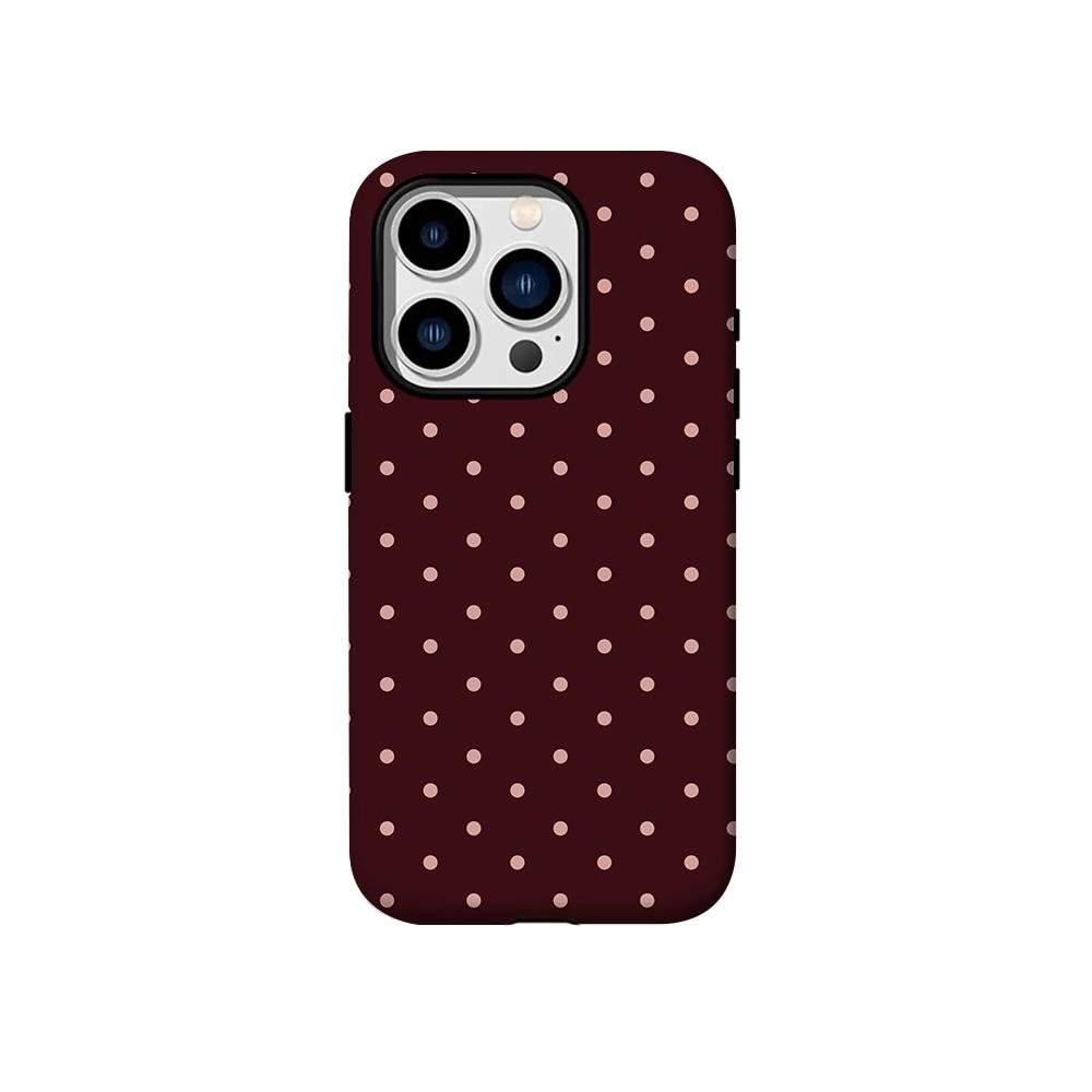 Роскошный цветной чехол Clmj в точку для iPhone 17 16 15 14 13 12 11 Air Pro Max Plus Роскошная двухслойная задняя крышка