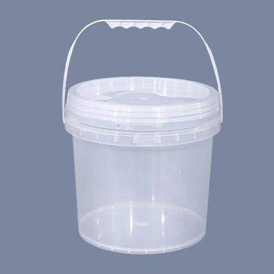 Прозрачные пластиковые ведра Нинчжао 5 л с ручкой (2-Pack)