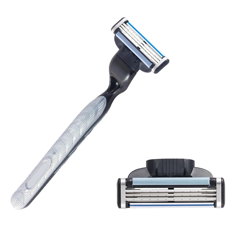 1 шт. 3-слойные лезвия для мужчин, лезвие для бритвы 3, замена головы, красота