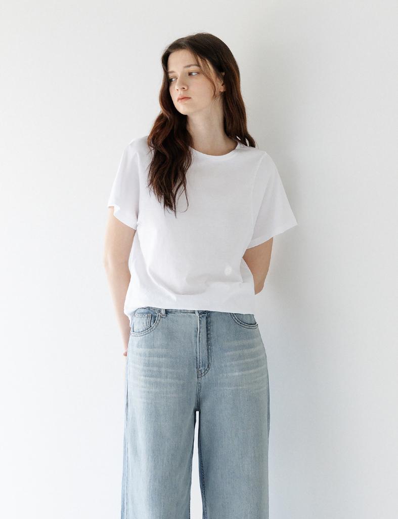 THEELO Wing Sleeves Top (White)