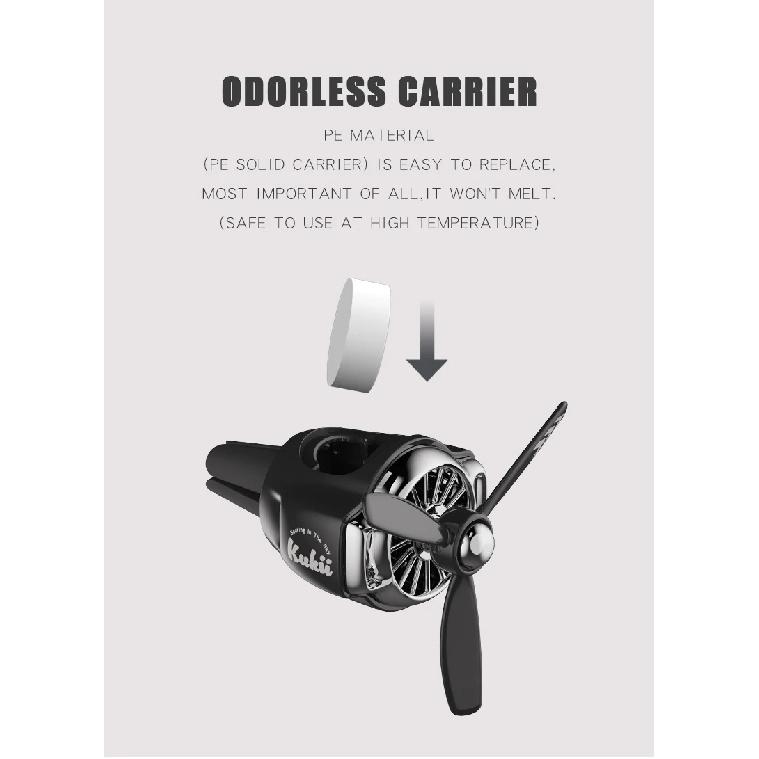 No perfume DIY fragrance head shake rotate propeller plane cool fun dog pilot car air fresheners accessories decoration diffuser