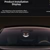 Solar LED Warning Light Suction Cup Cool EYE Ambient Lamp Gifts Car Devil Eye Decorative Light