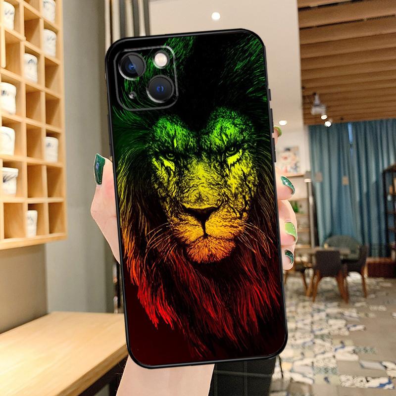 Чехол для телефона Bob Marley Rasta Lion для iPhone 14 Pro Max 16 15 11 12 13 Pro Max mini XR 15 16 Plus 16e Чехол