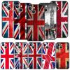Флаги Англии Великобритании Роскошный чехол для телефона для iPhone 13 15 14 12 Mini 11 Pro MAX XR X SE XS 7 8 Plus Силиконовый Черный Защитный чехол